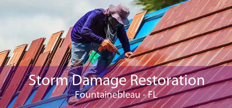 Storm Damage Restoration Fountainebleau - FL
