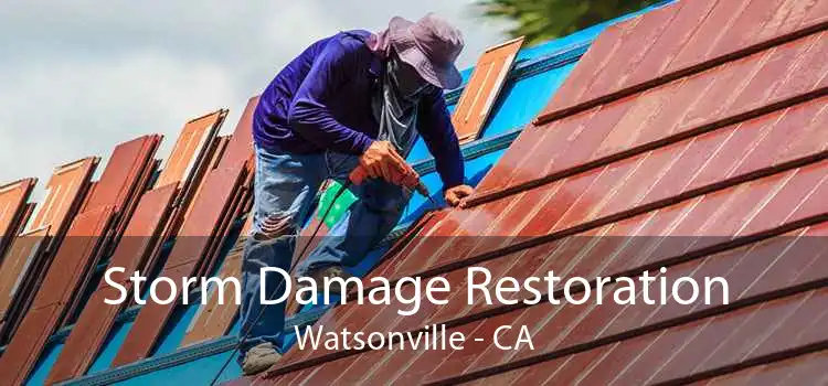 Storm Damage Restoration Watsonville - CA